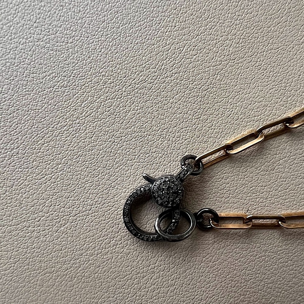 Chan Luu chic gold chain with metal detail clasp